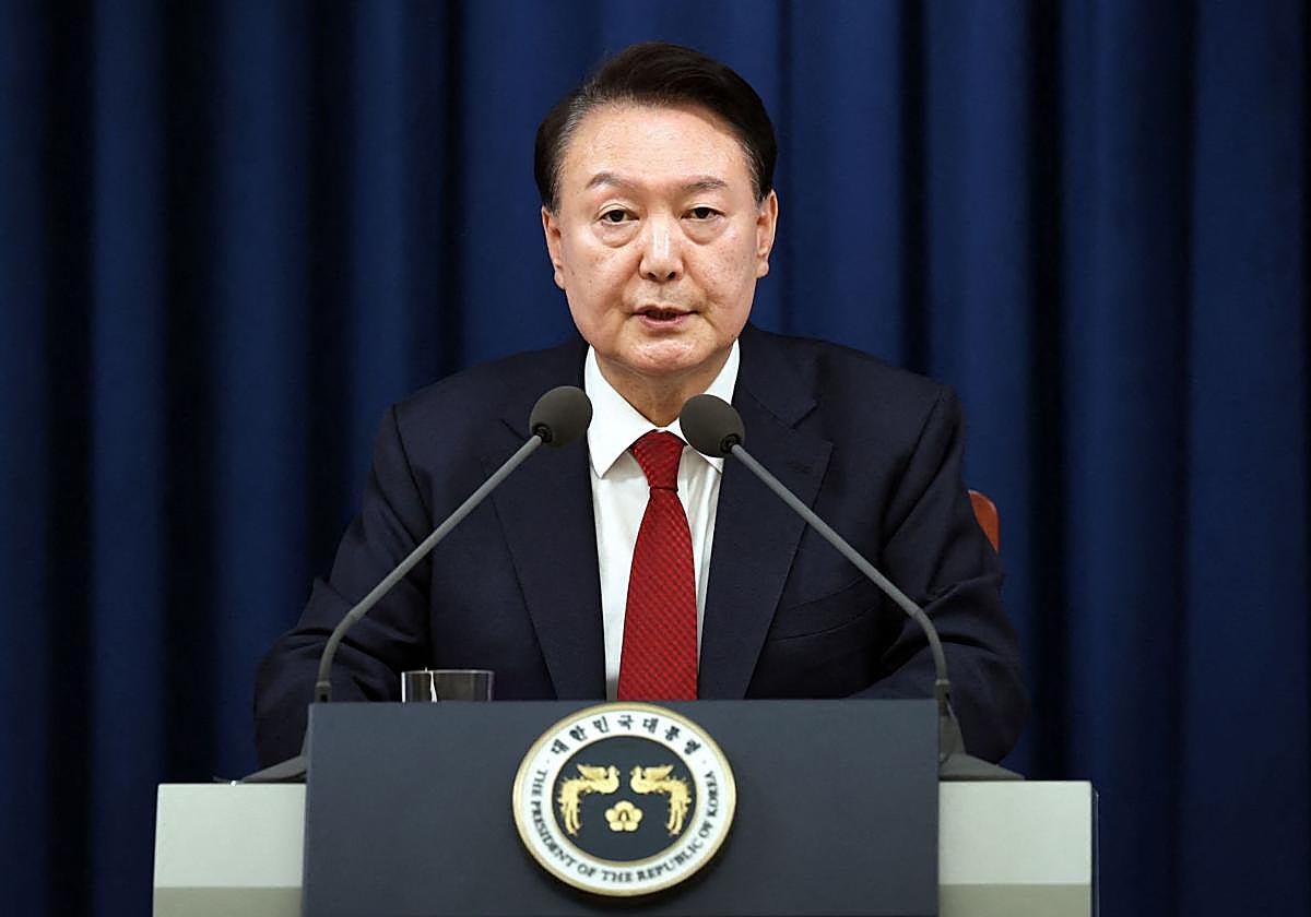 El expresidente surcoreano destituido, Yoon Suk-yeol