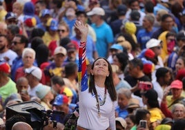 María Corina, detenida tras retar a Maduro: «¡Le echamos bolas, carajo!»