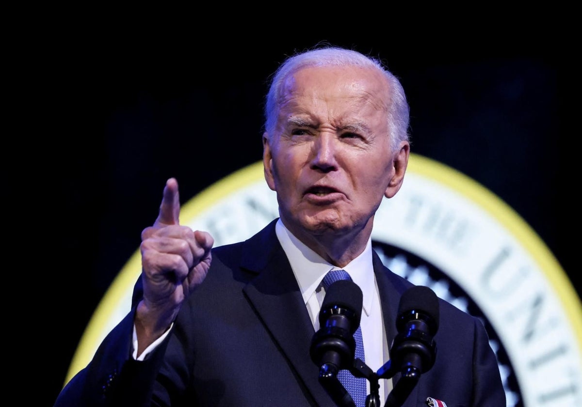 El presidente saliente, Joe Biden, da uno de sus discursos de despedida de esta semana en el Departamento de Defensa