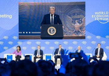 Trump, al ataque en Davos: «O hacéis vuestros productos en América o pagáis aranceles»