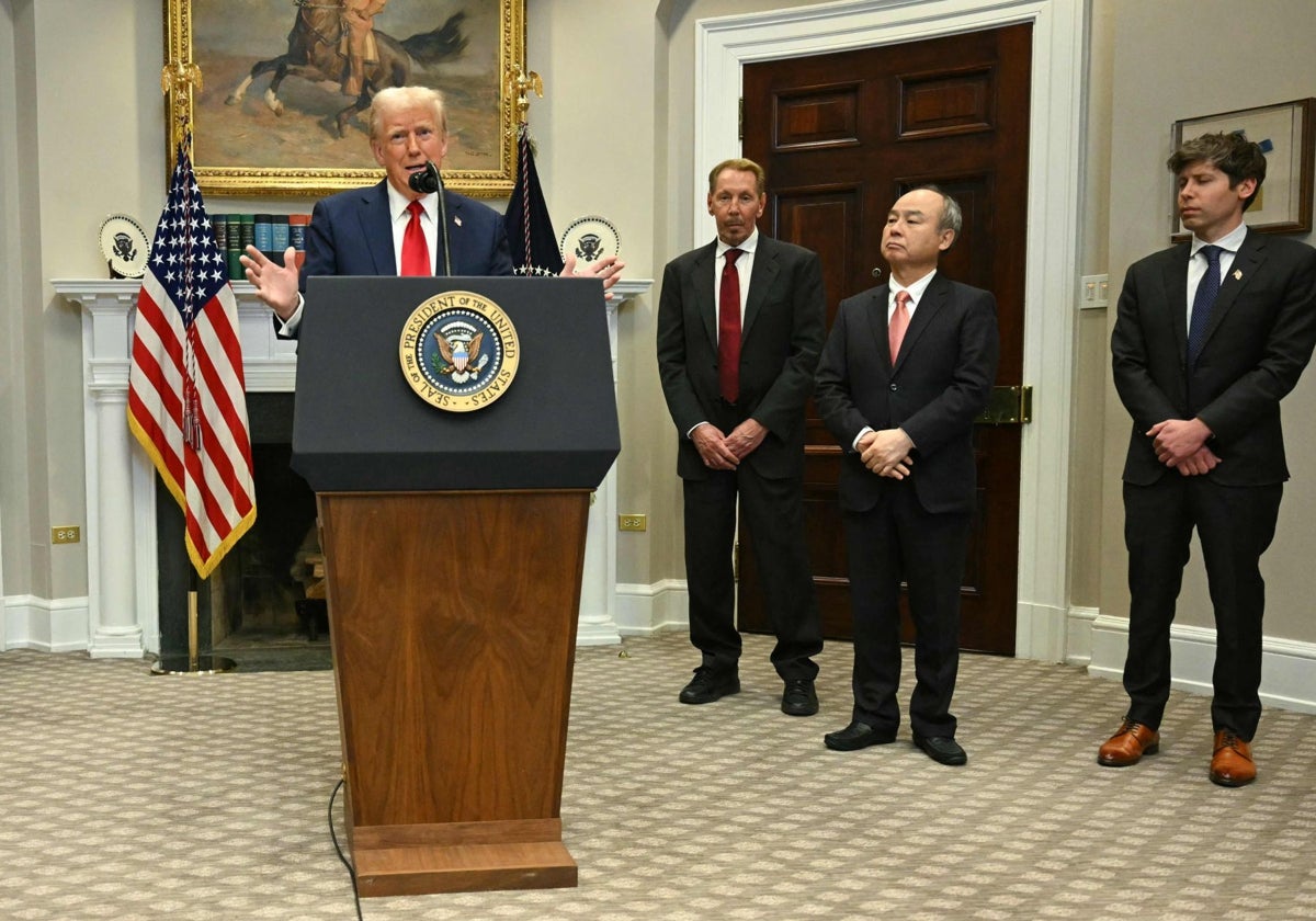 El presidente estadounidense, Trump, pronuncia un discurso en la Sala Roosevelt de la Casa Blanca