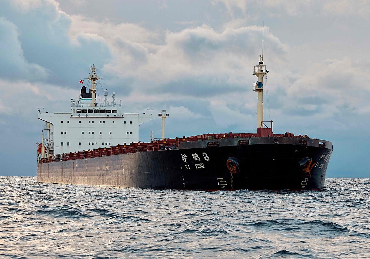 El buque chino, el granelero Yi Peng 3