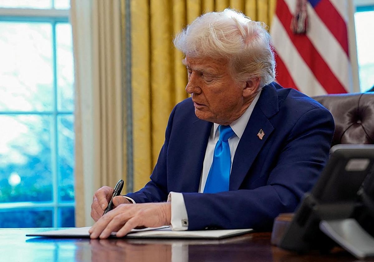 El presidente de Estados Unidos, Donald Trump