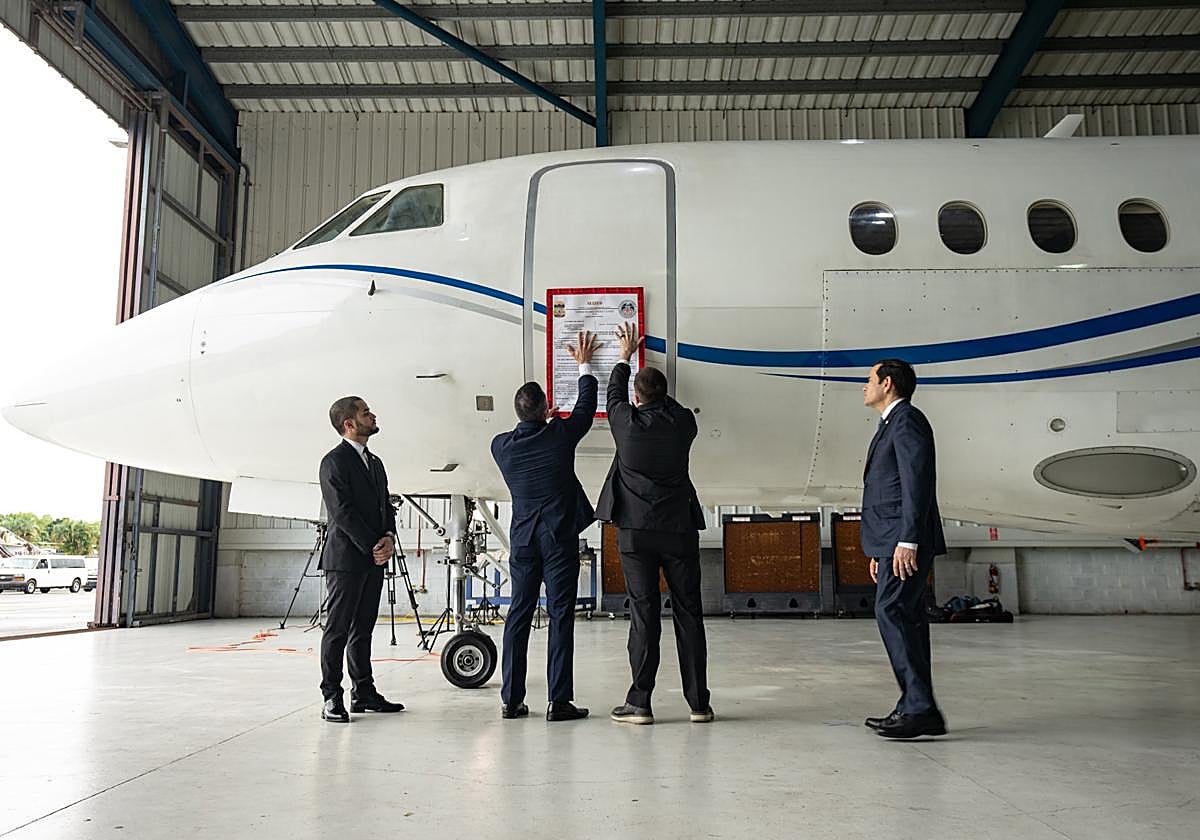 Autoridades dominicanas confiscan un avión relacionado con el Gobierno de Venezuela