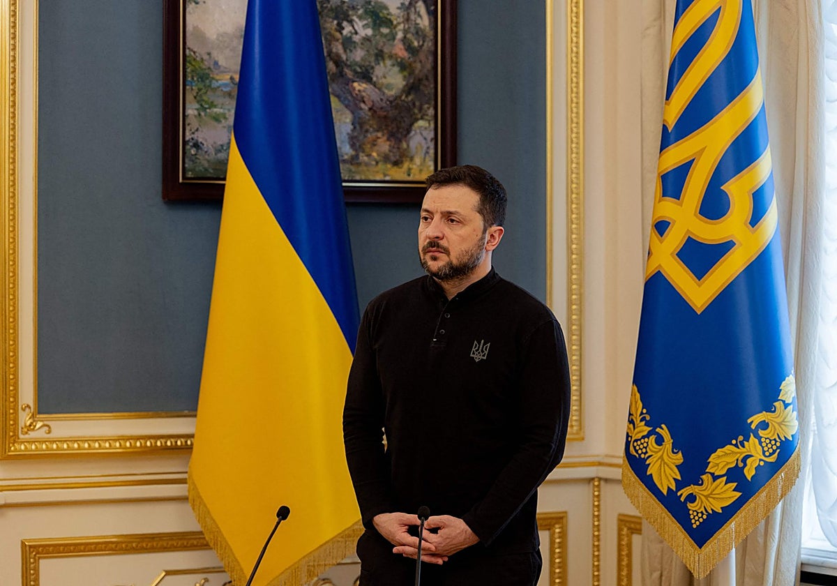 El presidente de Ucrania, Volodimir Zelenski