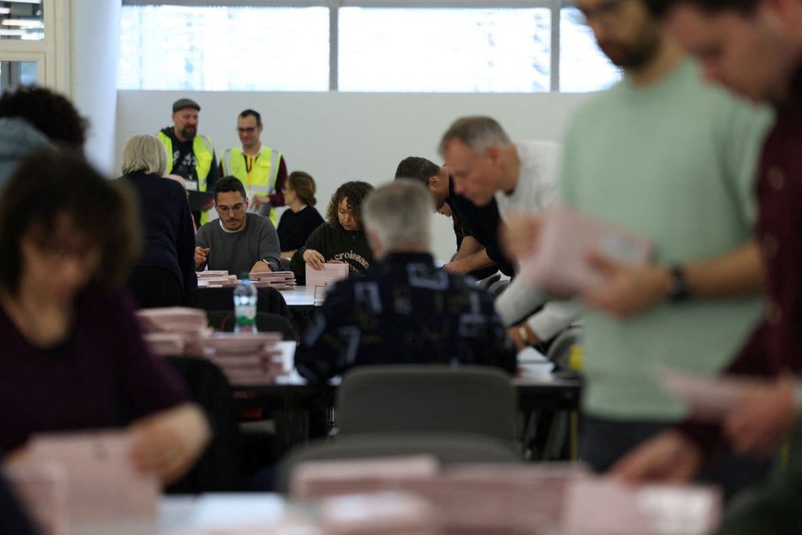 Recuento de votos en Múnich
