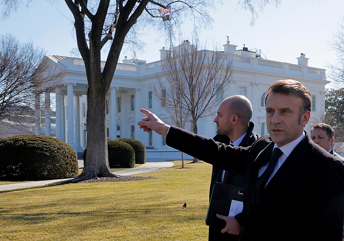 Trump y Macron se reúnen en la Casa Blanca