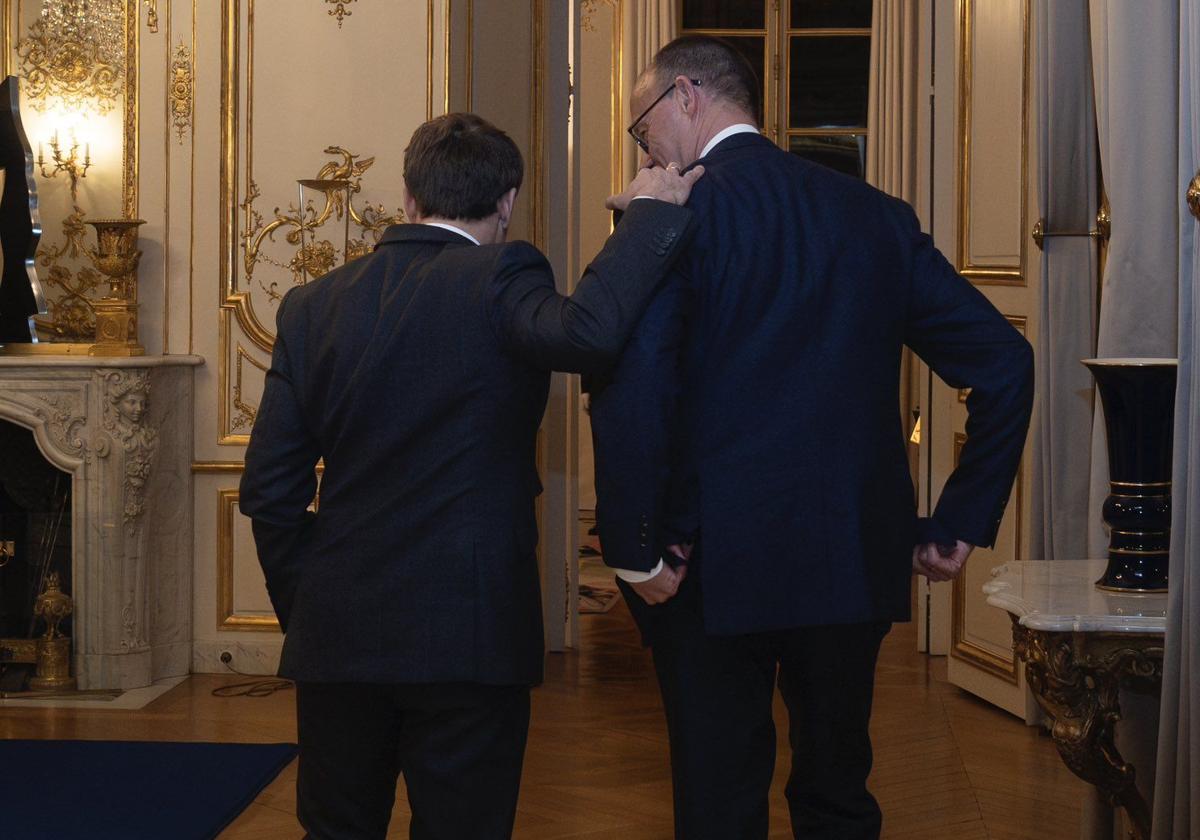 Merz visita a Macron, antes de que el presidente francés viaje a Portugal en visita oficial