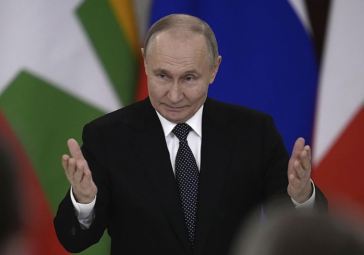 El presidente ruso, Vladímir Putin, en una visita en Birmania