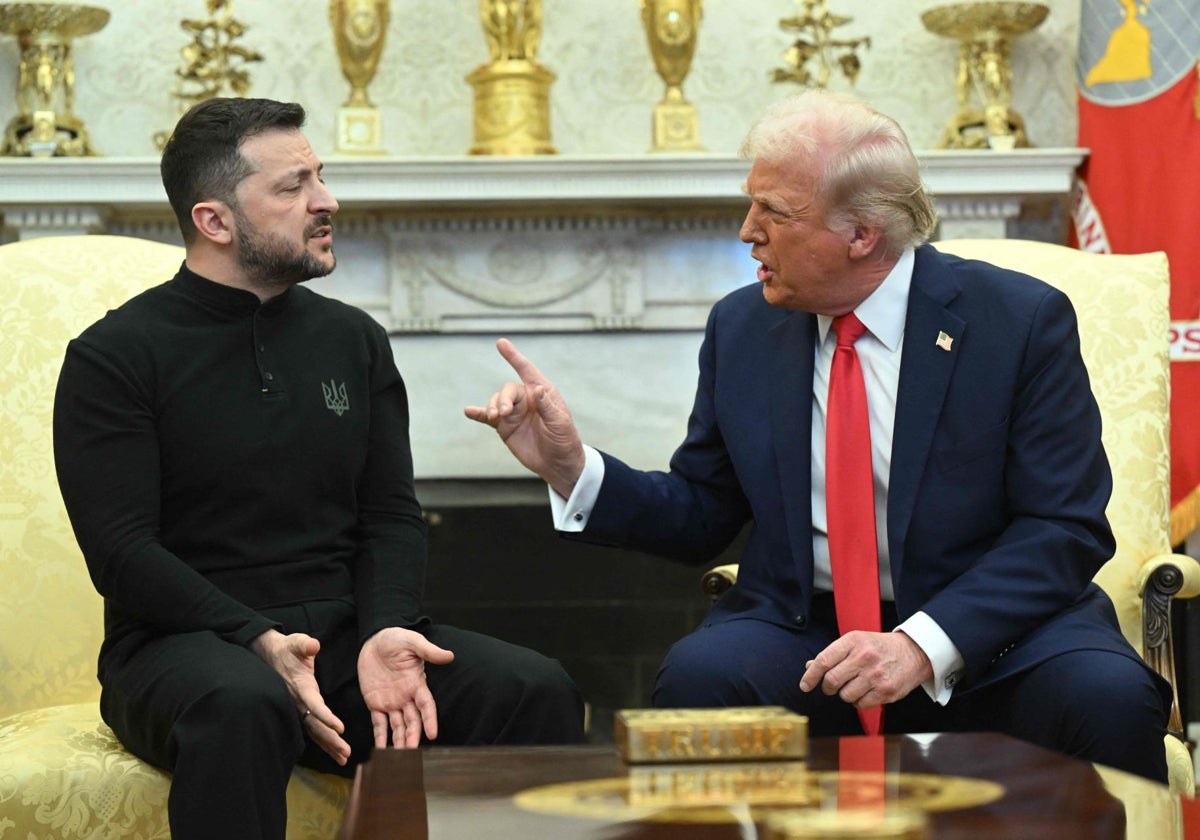 Zelenski discute con Trump frente a los medios durante una vistia al Despacho Oval