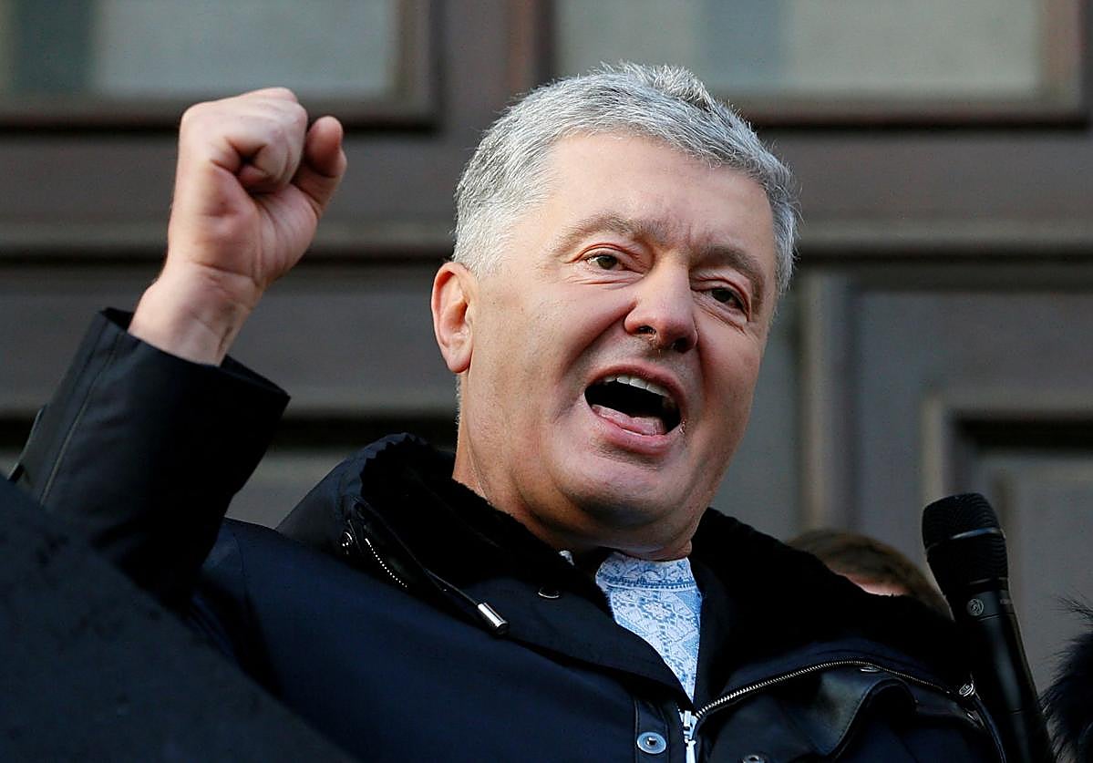 El expresidente ucraniano Petro Poroshenko