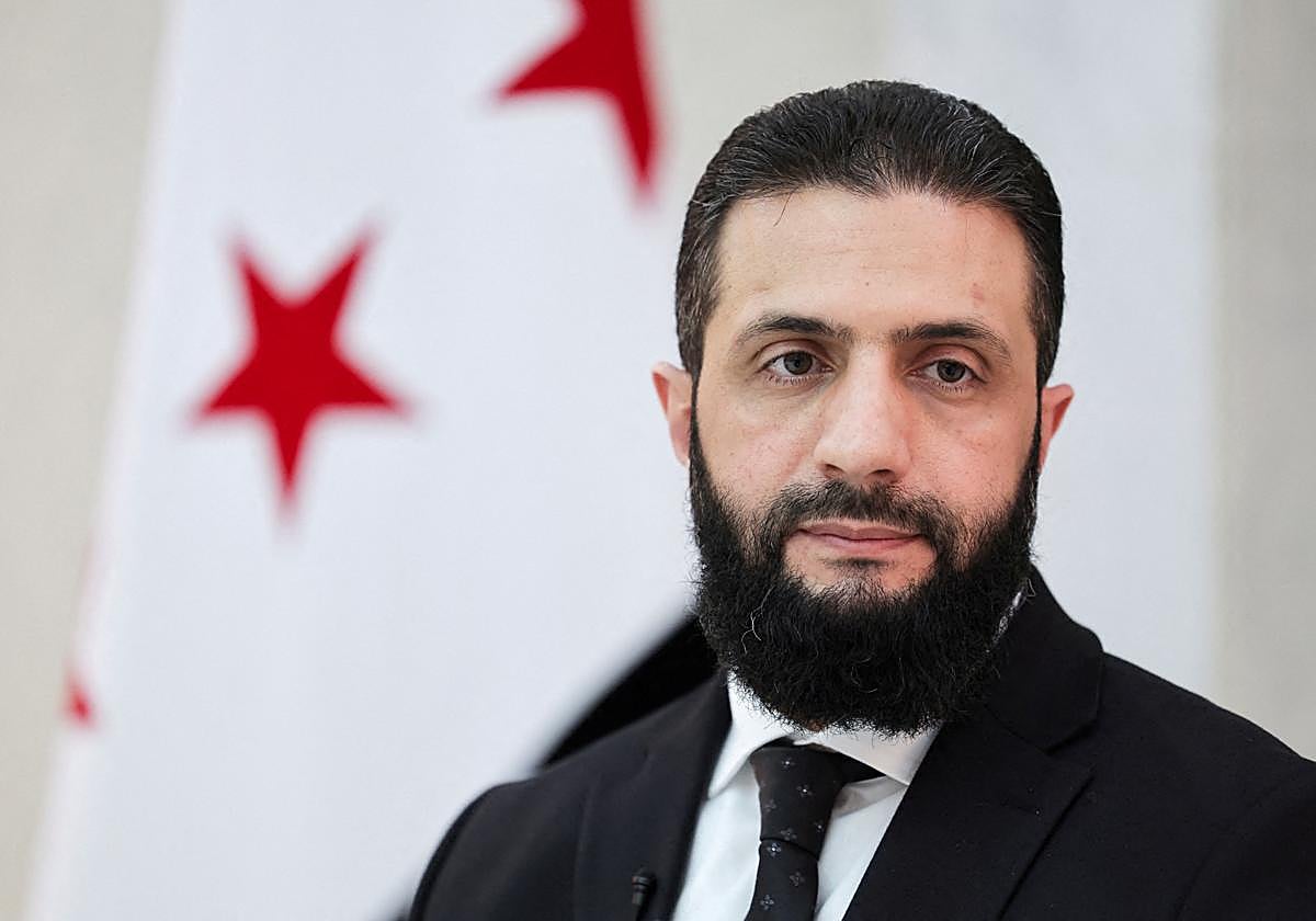 El presidente interino de Siria, Ahmed al-Sharaa