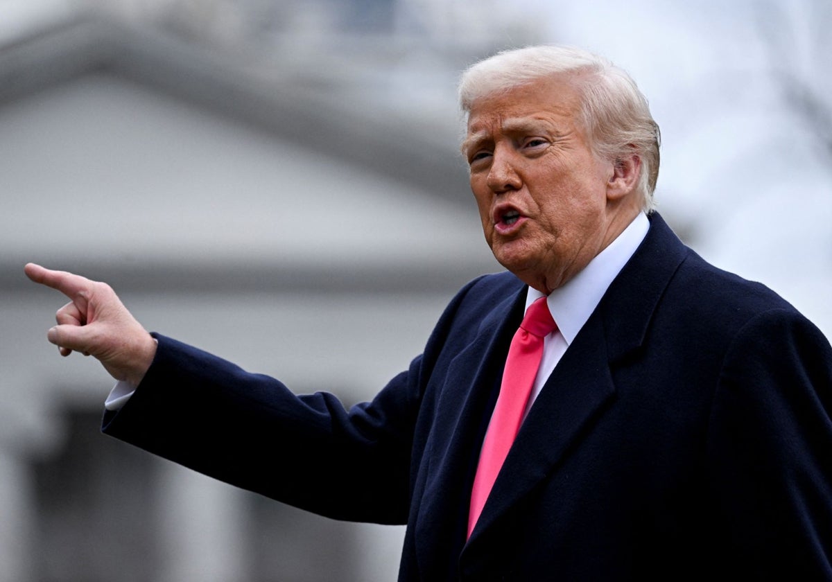 El presidente de Estados Unidos, Donald Trump