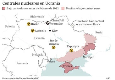 Los territorios y el poder nuclear de Ucrania que codicia Rusia