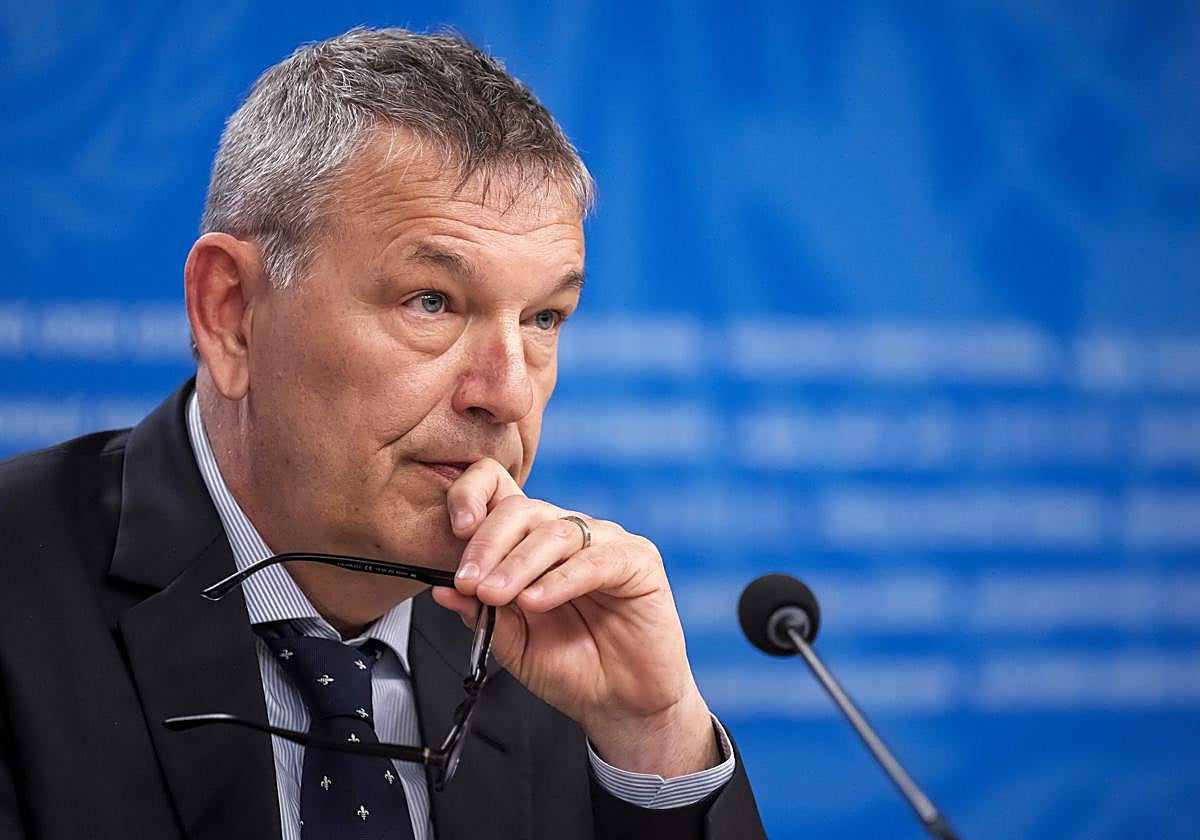 El comisionado general de la UNRWA, Philippe Lazzarini.