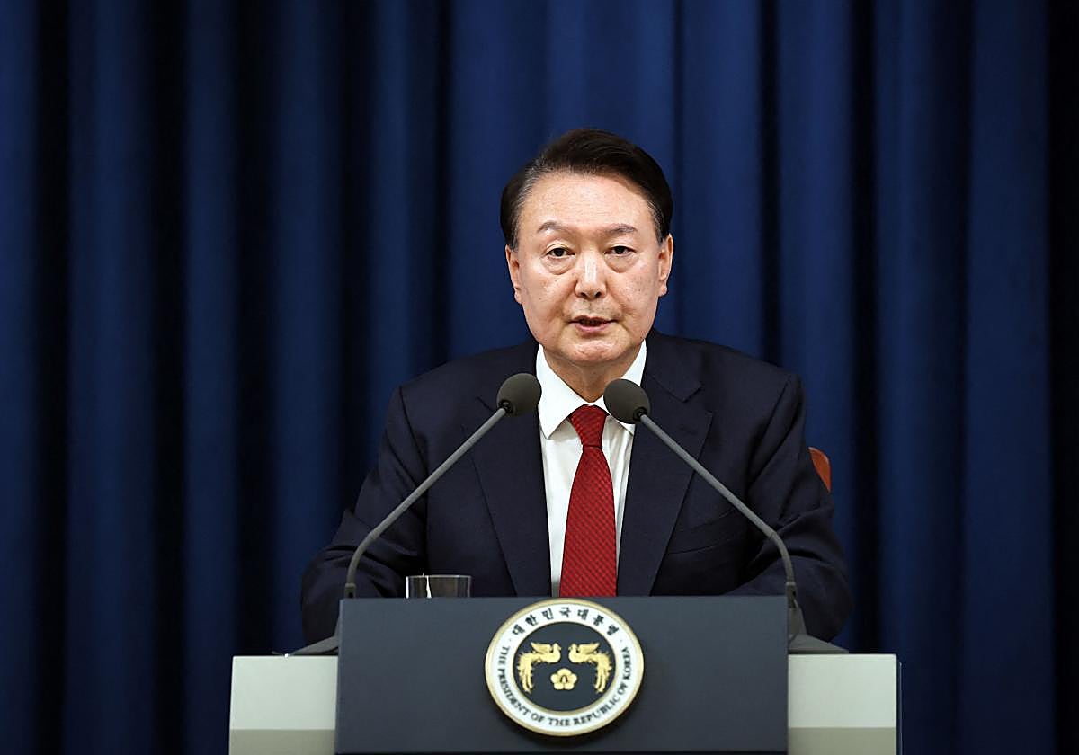 Yoon Suk Yeol en una imagen de archivo.