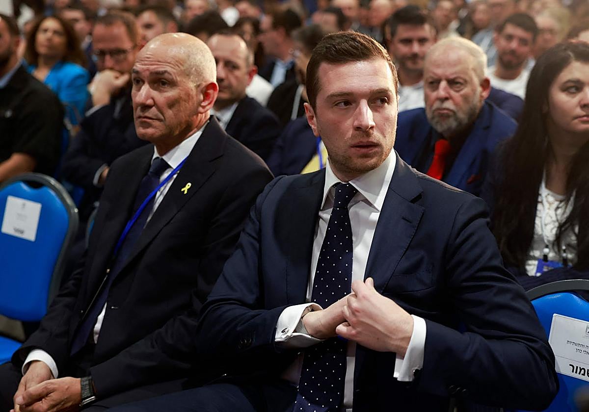 El presidente de Agrupación Nacional, Jordan Bardella