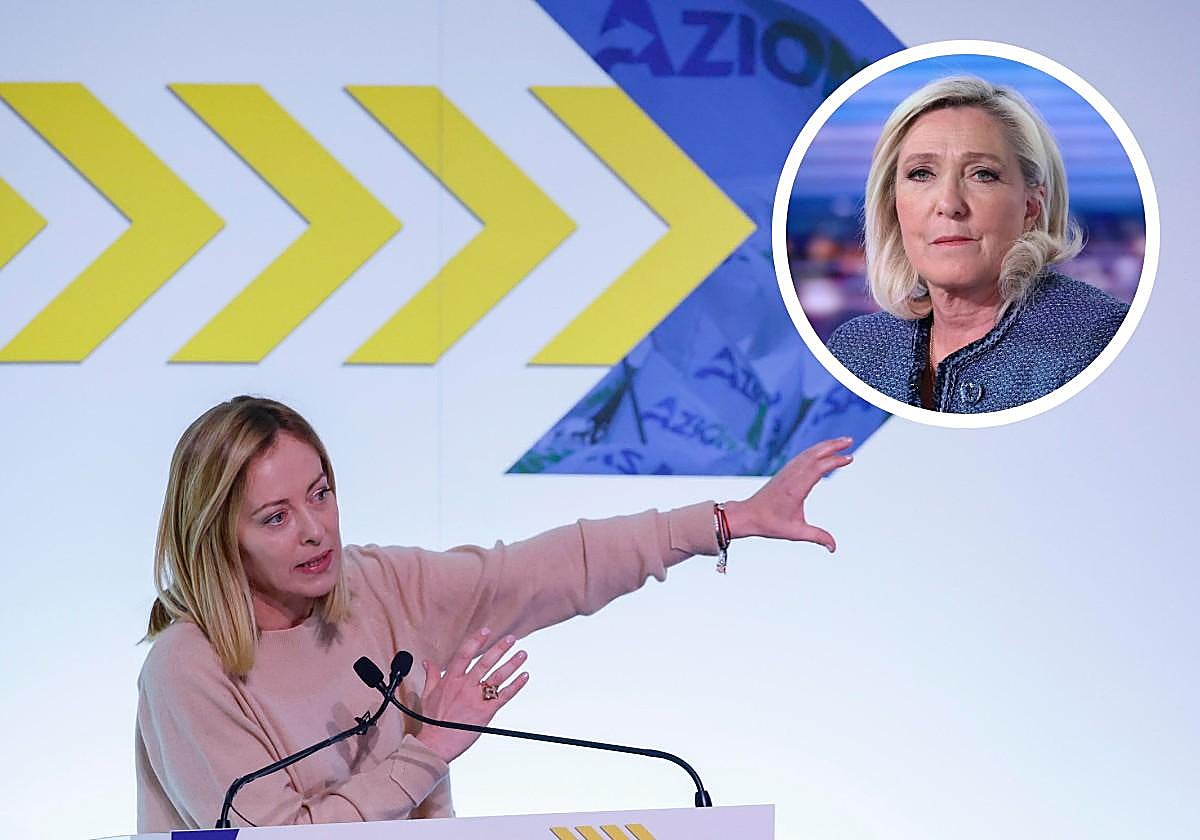 La primera ministra italiana, Giorgia Meloni, se ha pronunciado sobre la condena de Marine Le Pen