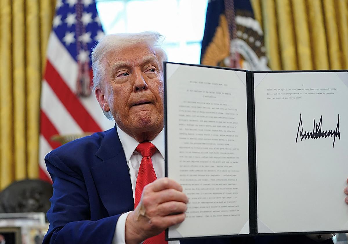 El presidente de EE.UU., Donald Trump.