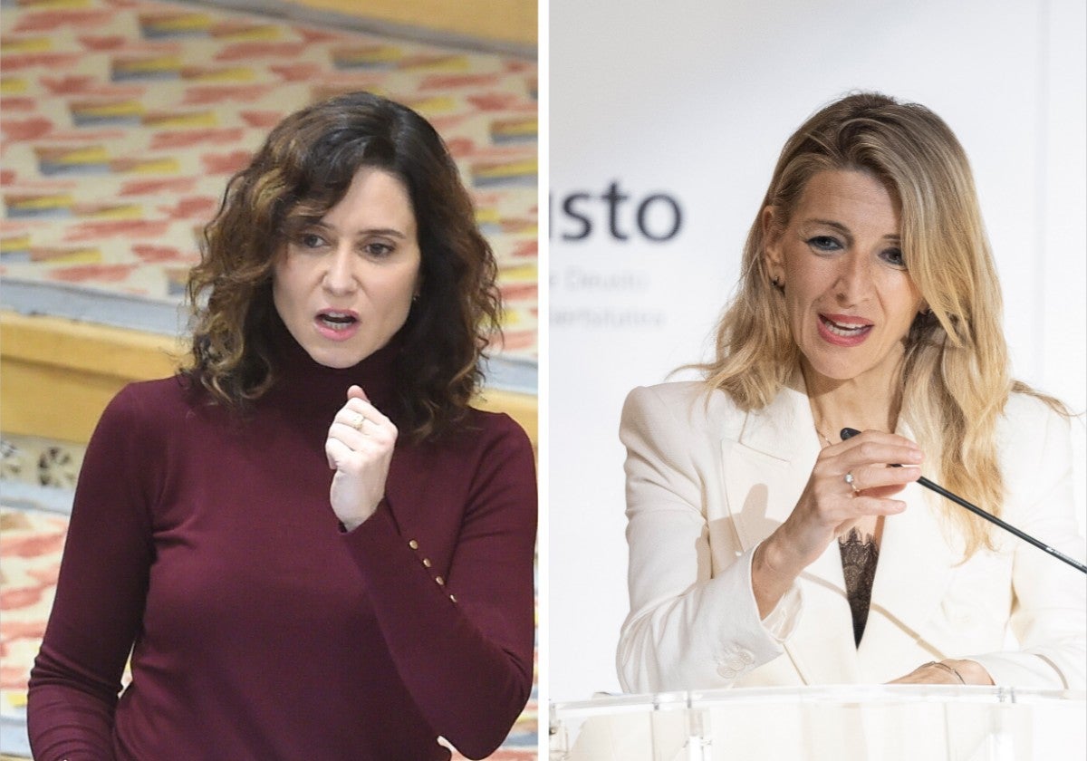 Ayuso y Yolanda Díaz toman partido en las elecciones de Ecuador