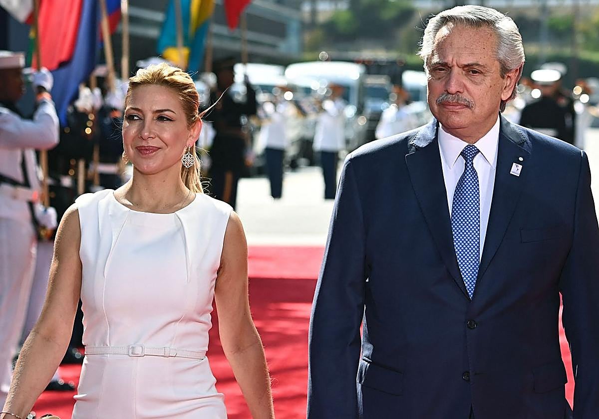 Alberto Fernández y Fabiola Yáñez, en una foto de archivo.