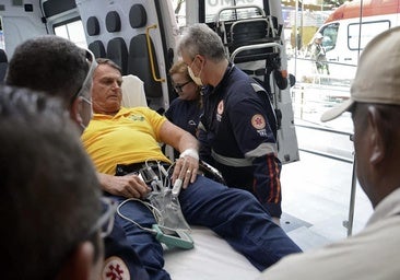 El estado de salud de Bolsonaro empeora tras recibir una citación judicial en el hospital