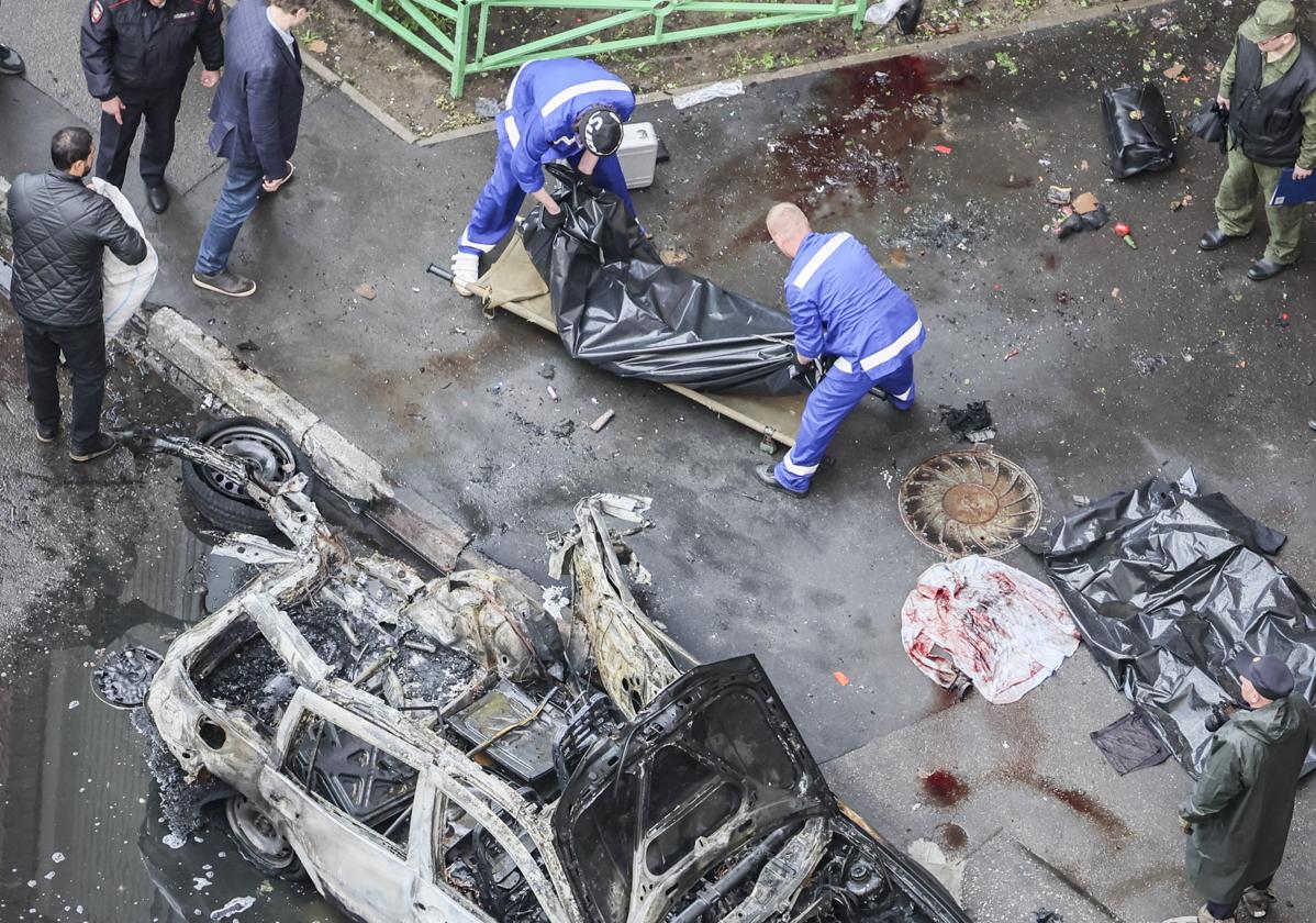 Imagen de archivo de una ambulancia de Rusia.