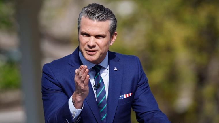 El secretario de Defensa, Pete Hegseth