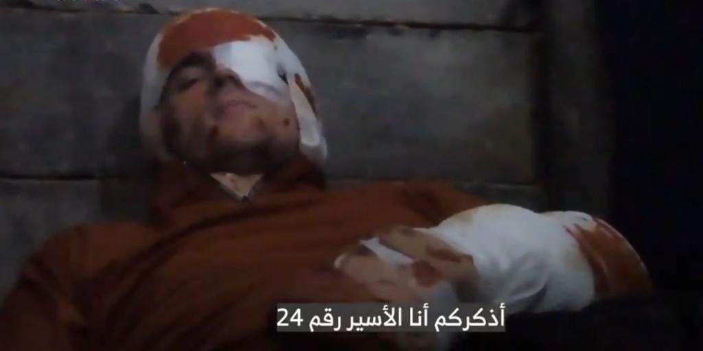 Hamás difunde un vídeo del rehén israelí Maxim Herkin herido en la cabeza y el brazo