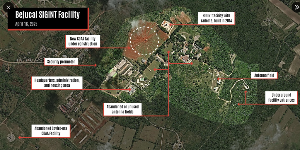 Las bases de espionaje secreto chino en Cuba, un fenómeno en expansión para vigilar a EE.UU.