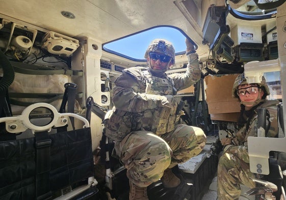 Zona de guerra en la frontera con México