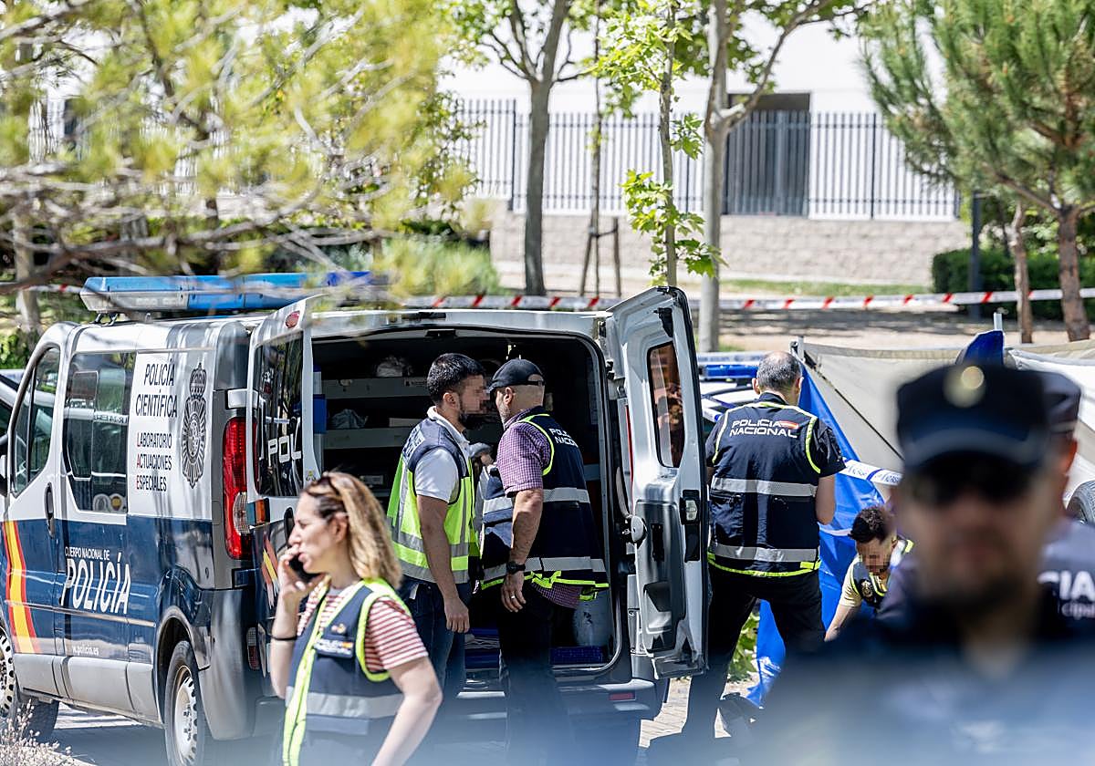 Escenario donde se produjo el tiroteo en Pozuelo.