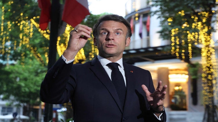 Macron espera que Trump responda con «actos» a las mentiras de Putin
