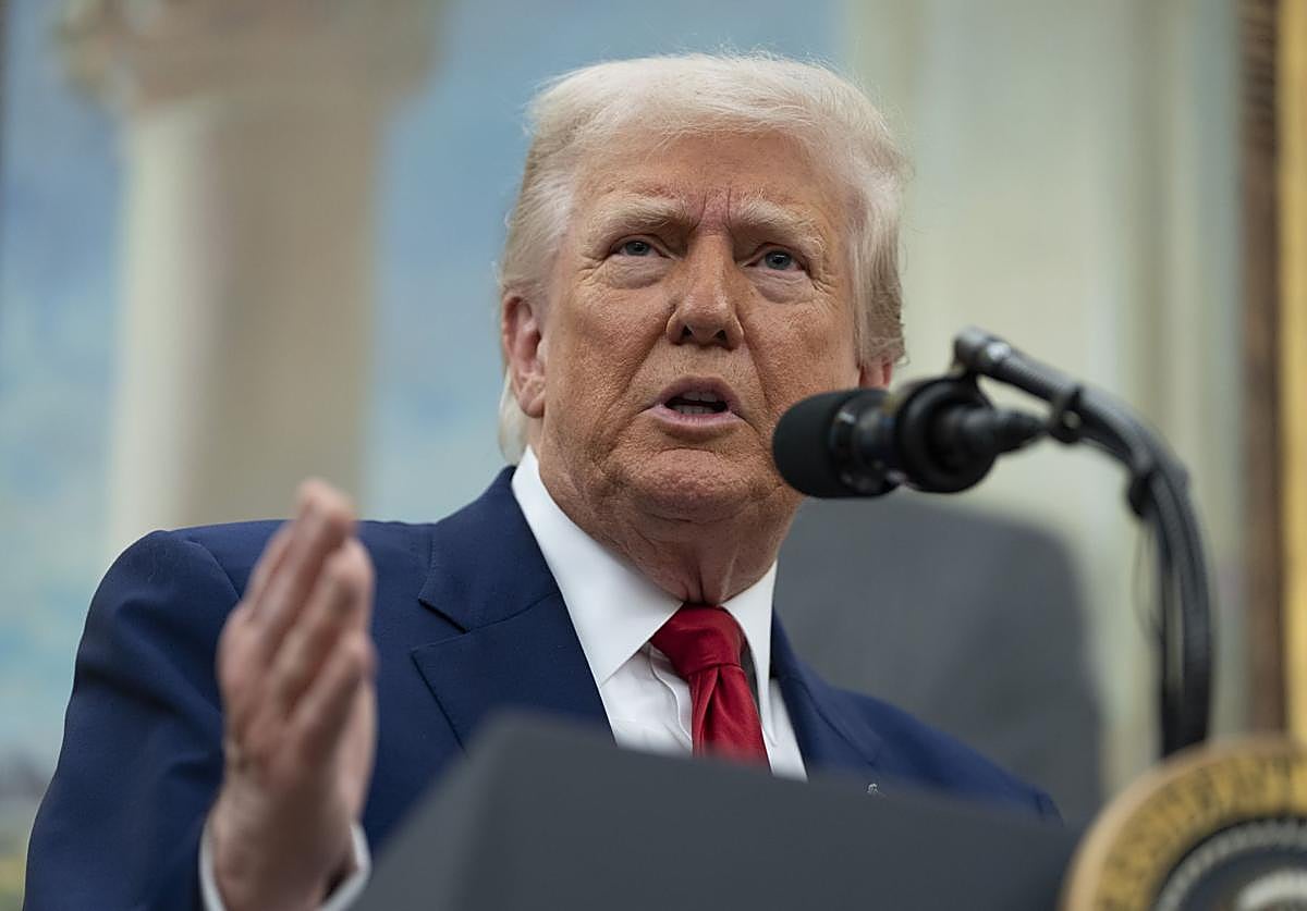 El pesidente estadounidense, Donald Trump