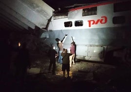 Descarrilan tres trenes por explosiones en dos regiones de Rusia y en una zona ocupada de Ucrania antes de las negociaciones de Estambul
