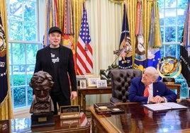 Musk borra el mensaje que vinculaba a Trump con el caso Epstein
