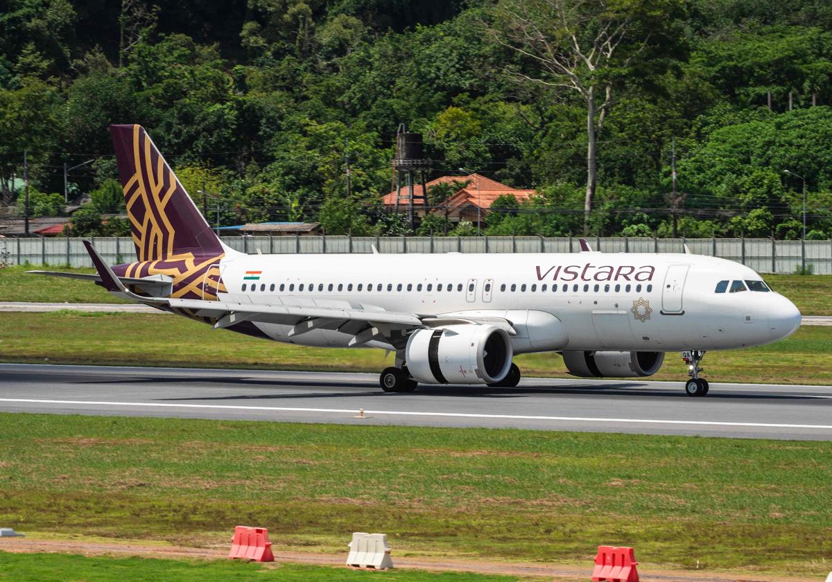 El vuelo AI379 solicitó permiso para regresar a la pista después de que se descubriera a bordo un mensaje de amenaza.