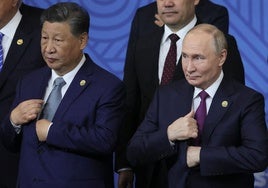 Putin y Xi Jinping piden «especialmente a Israel» el «cese de hostilidades» tras hablar por teléfono