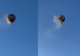 Tragedia en Brasil: un globo se incendia en el aire y deja ocho muertos