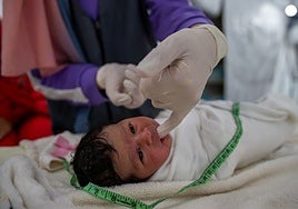 Nacer en el infierno de Gaza