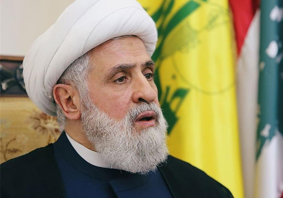 Naim Qassem, líder de Hizbolá