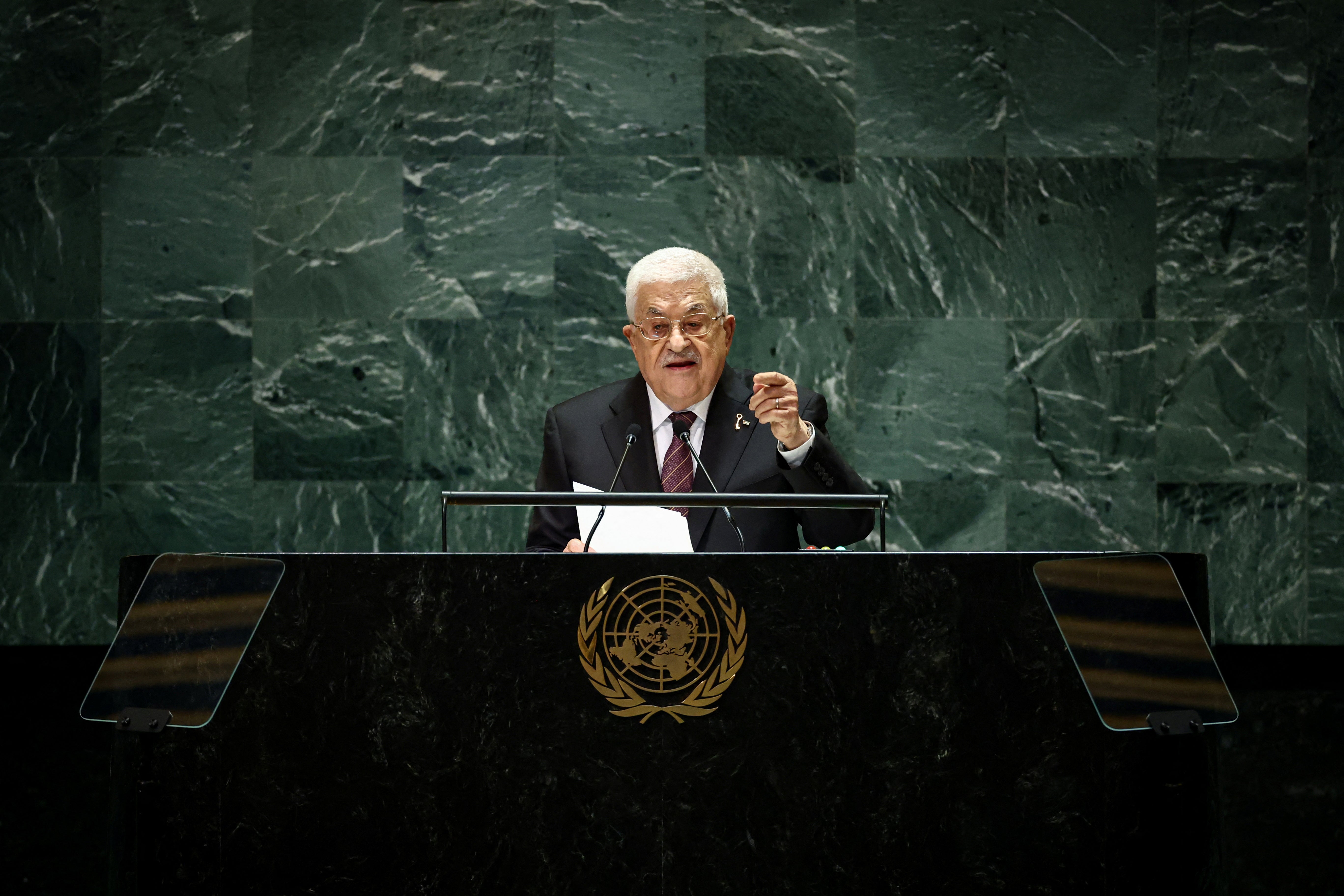 El presidente de la Autoridad Palestina, Mahmud Abbas.