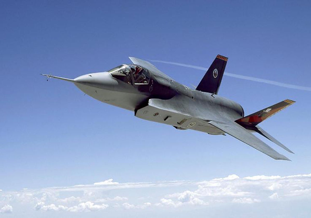 Avión de combate Lockheed Martin X-35B en vuelo