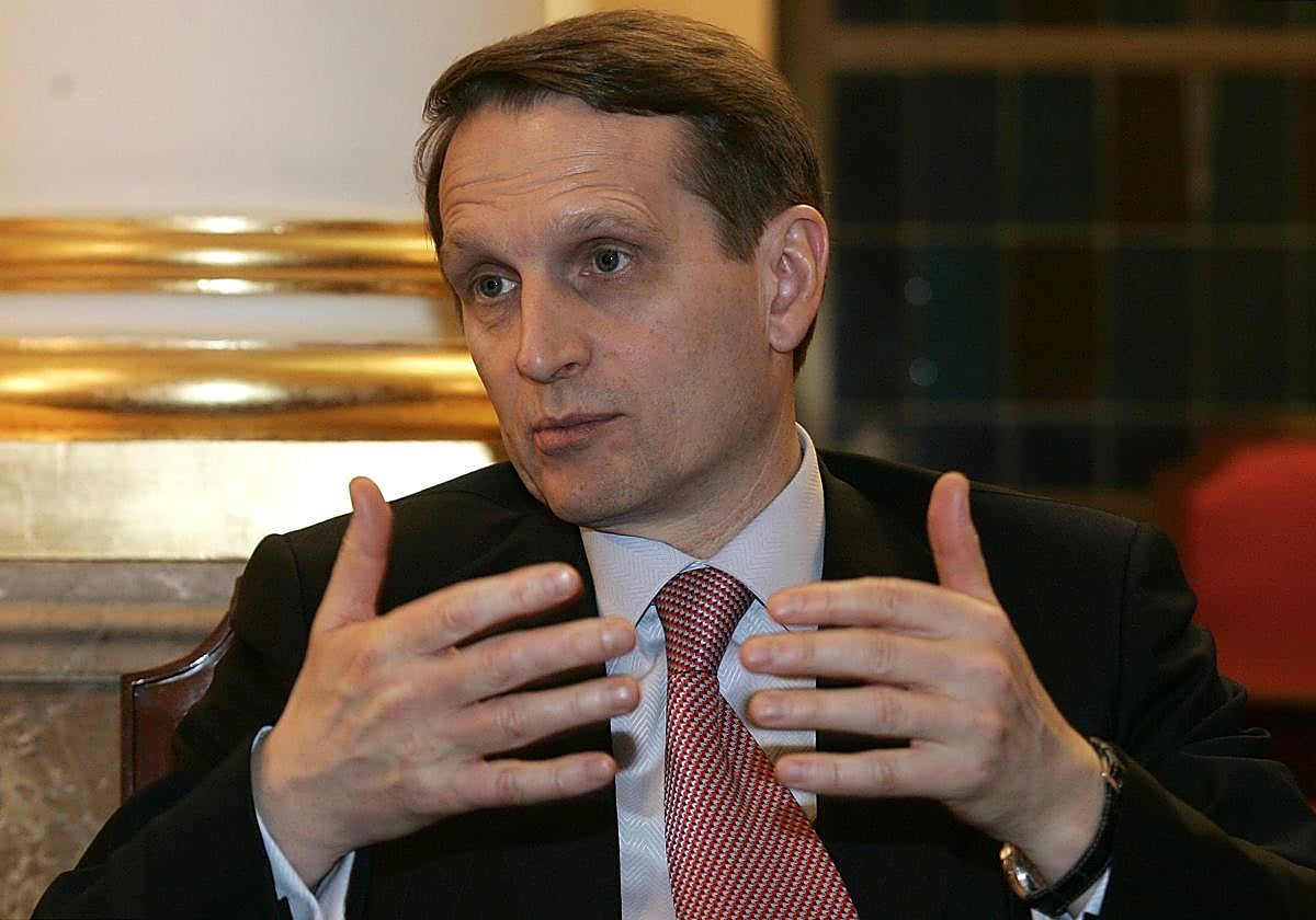 Serguéi Narishkin en una imagen de archivo.