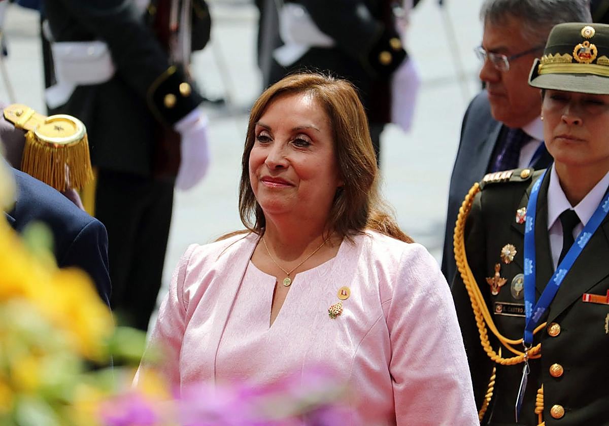 La presidenta de Perú, Dina Boluarte