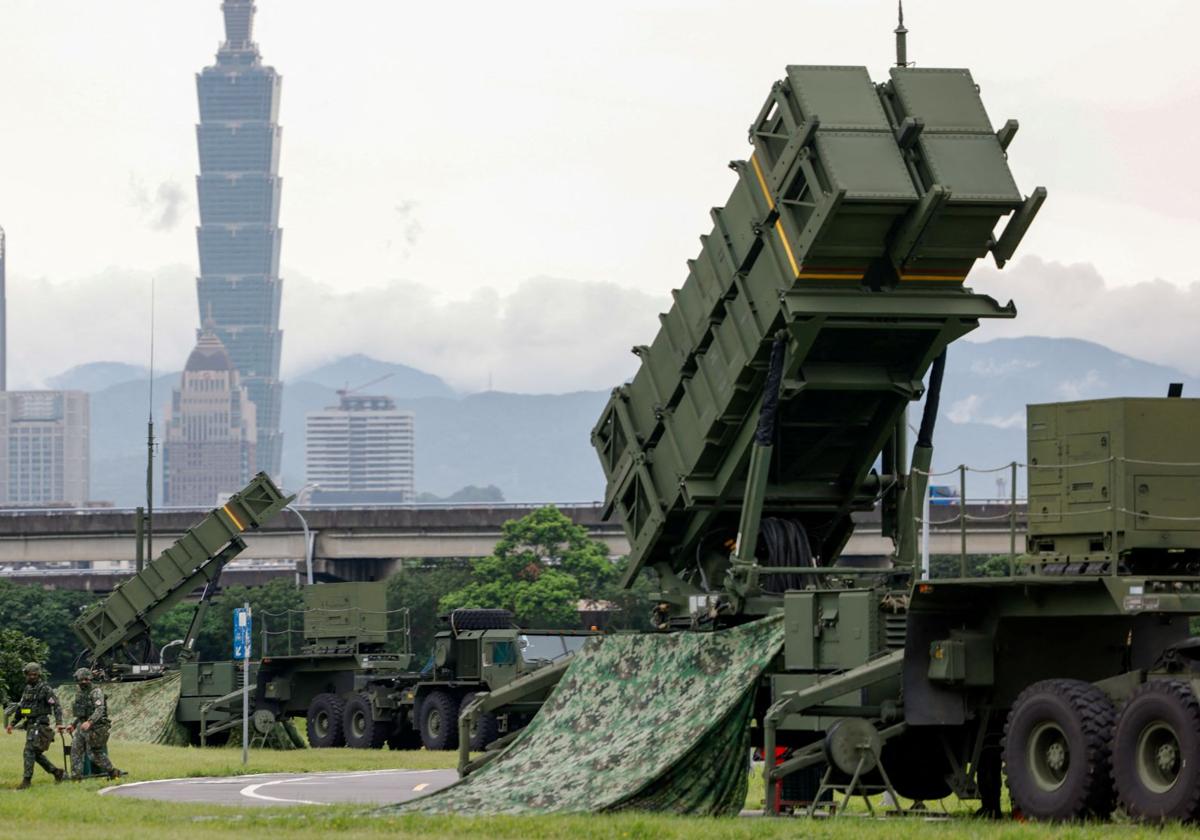 Sistemas de defensa aérea tipo 'Patriot' de EE.UU. desplegados en Taiwán