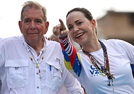 María Corina Machado : «Gracias a Edmundo por todo lo que ha entregado, con el esposo de su hija secuestrado»