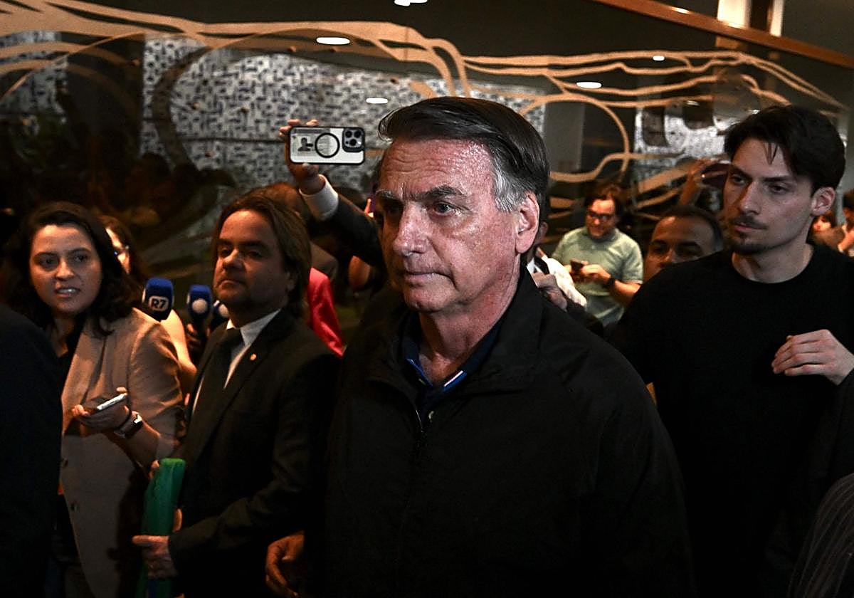 El expresidente brasileño Jair Bolsonaro