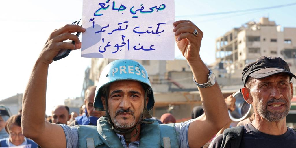 La agencia France Press denuncia las penurias de sus periodistas en Gaza y que uno se muere de hambre
