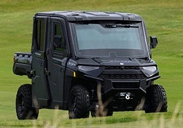 El Golf Force One, el coche blindado de Trump para disfrutar de su deporte favorito en Escocia